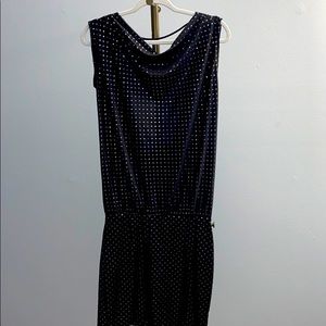 Black Sequin Mini Dress